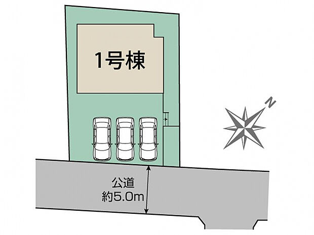 深谷市緑ケ丘2期1棟 区画図