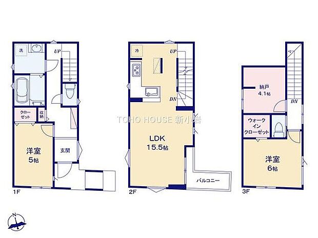 6190万円、2LDK+S（納戸）、土地面積88.34m2、建物面積85.55m2
