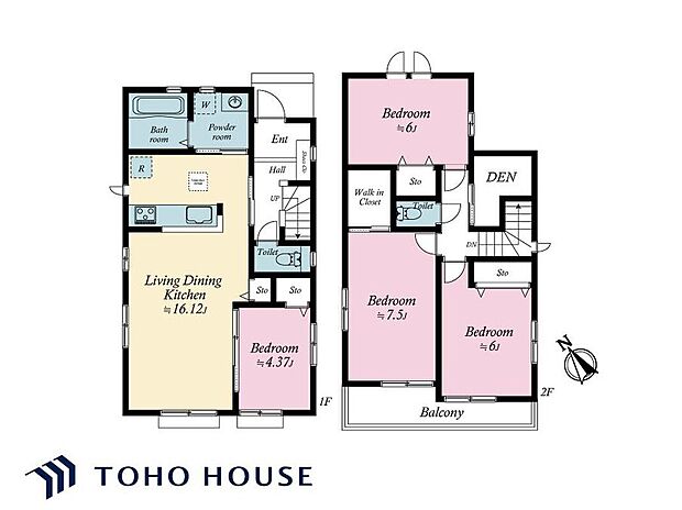 4590万円、4LDK+S（納戸）、土地面積125.35m2、建物面積97.29m2