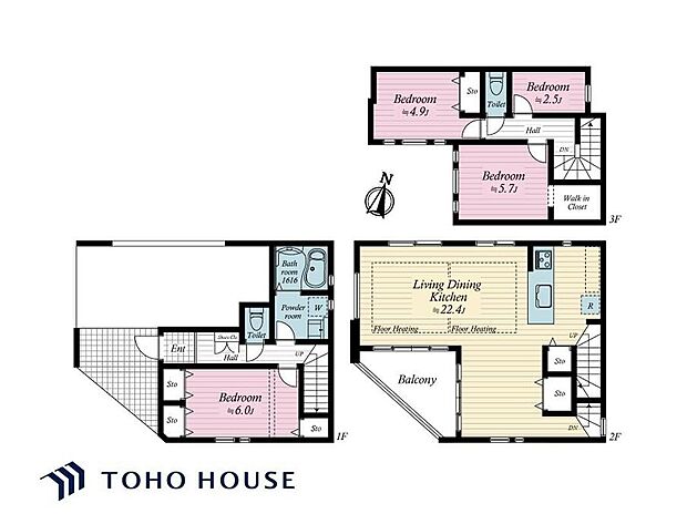 6499万円、4LDK、土地面積71.77m2、建物面積124.68m2