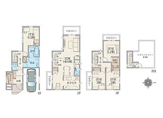 【屋上に広がるもうひとつのリビング　天空の家】船橋市海神1丁目　新築戸建 その他