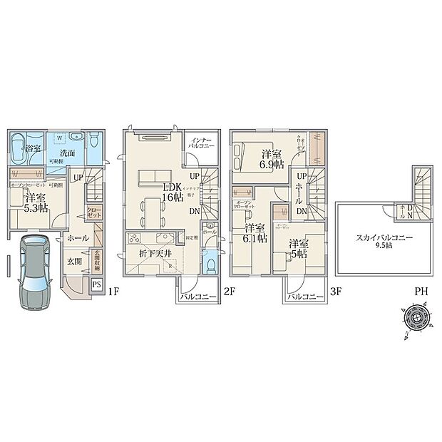 間取り図です。