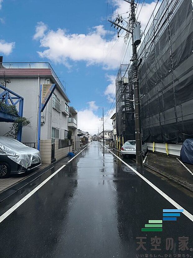 【前面道路】前面道路です。