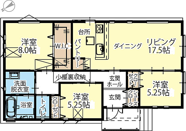 八幡9丁目-5　平面図