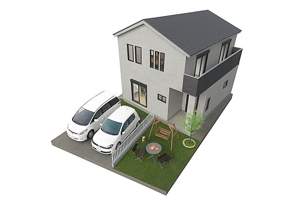 【【外観/イメージパース】】どんなお家が建つのか完成が楽しみですね!