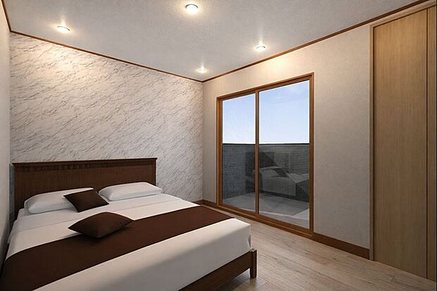 【2階寝室イメージパース】