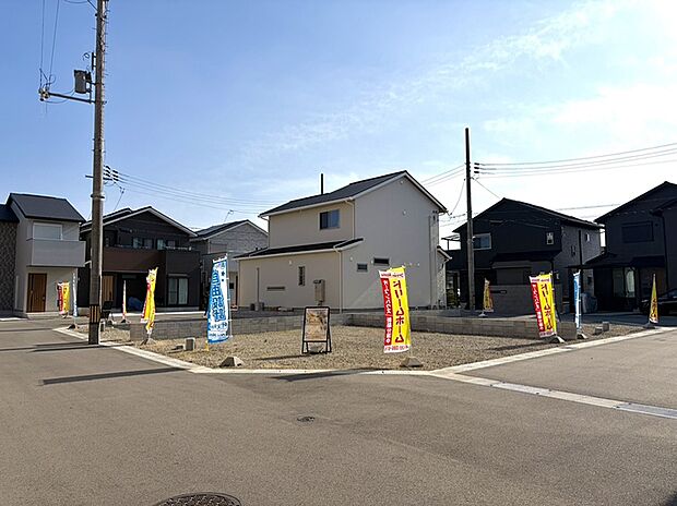 全区画30坪以上の大型分譲地! 15の家族の15の夢のまち♪(12号地|写真撮影R8.1)