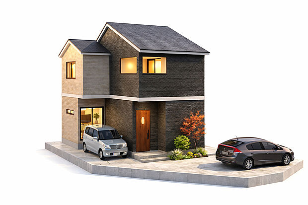 【【イメージパース・新築参考プラン】】お客様だけのまどり・３Dイメージパースの作成も致します♪