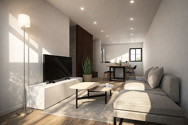 間取り図を基に作成したイメージパース図です。