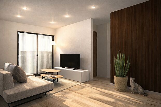 間取り図を基に作成したイメージパース図です。