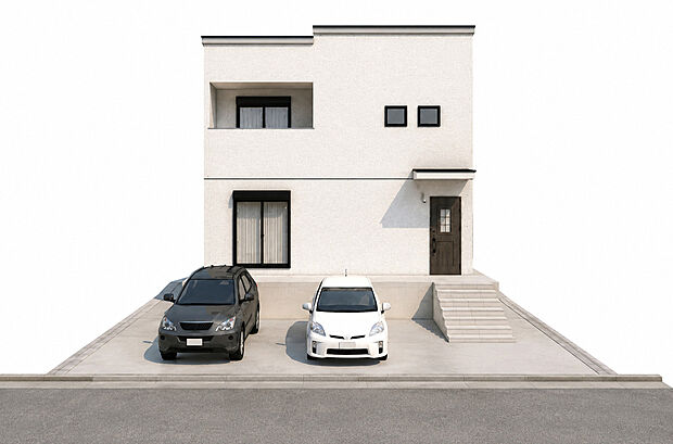 【2号地外観パース】モデルハウス・現地ご案内いたします！お気軽にお問い合わせください！