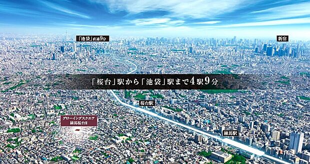 上空から見た現地（2025年1月撮影）。一部CG加工を施しております。