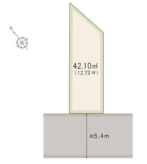 【区画図】
自由設計対応の限定1区画が誕生!延床面積を確保しやすい3階建ての住まいを建築可能。自宅にいながら、気軽に屋外空間を楽しめる「ルーフバルコニー」付きのプラン例をご用意しております。