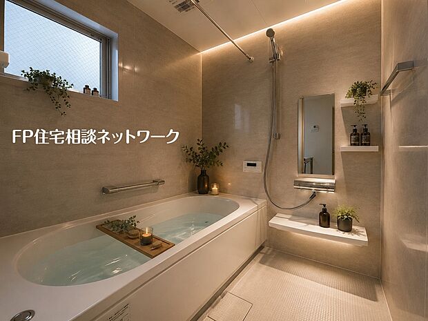 ■浴室■本画像はAIがCGで家具作成しており、実際の現地に家具は設置されておりません。また、販売価格に家具等は含まれておりません。