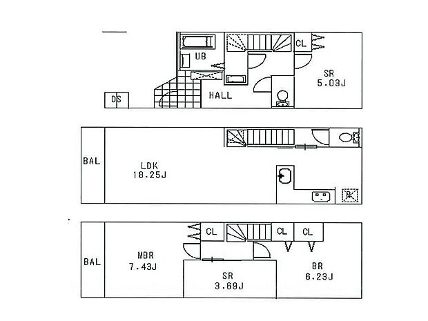 A棟間取図
