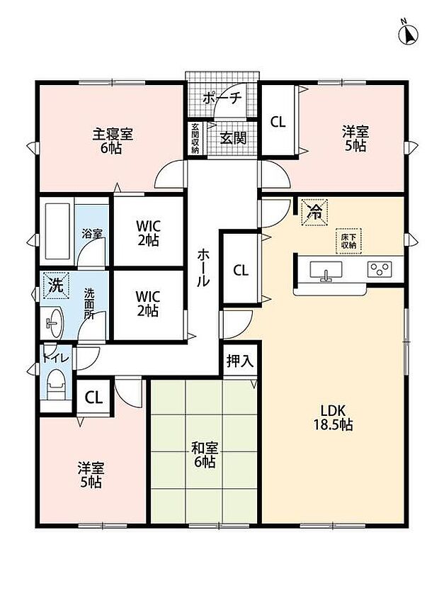 (2号棟)、価格3388万円、4LDK、土地面積278.14m2、建物面積95.58m2
