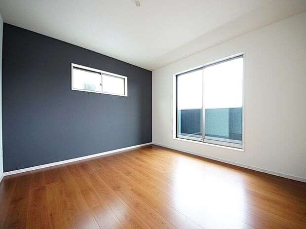 2階には洋室を3部屋ご用意いたします(1号棟同仕様)