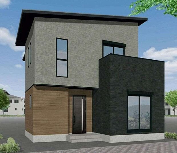 完成予想外観パース(1号地)