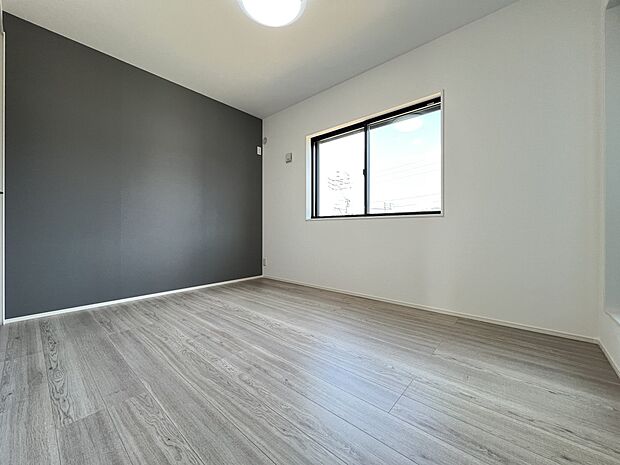 【洋室】洋室6帖　2階の居室は全室6帖以上のゆとりある間取り！(6号地)