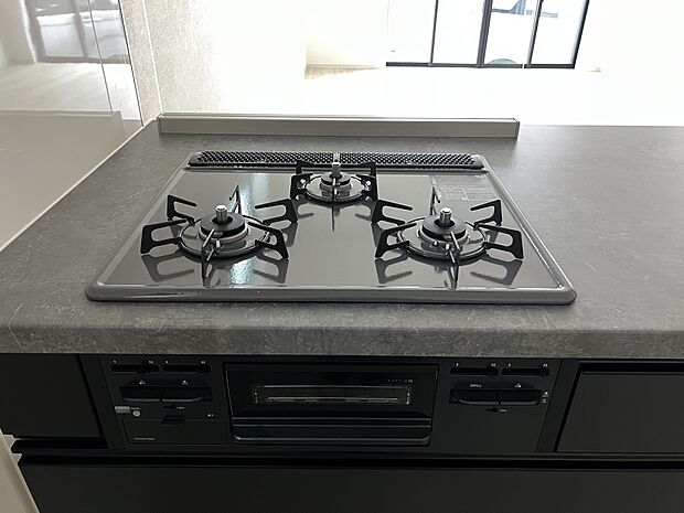 【その他設備】三口ガスコンロ