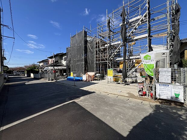 【前面道路含む現地写真】南側約4.93m公道