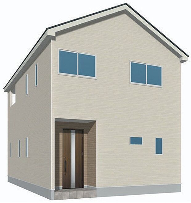 【完成予想図(外観)】完成予想外観パース(2号棟)