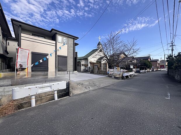 【前面道路含む現地写真】前面道路：南西側4.2ｍ公道