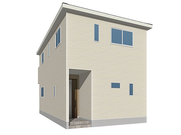 【完成予想図(外観)】完成予想外観パース(2号棟)