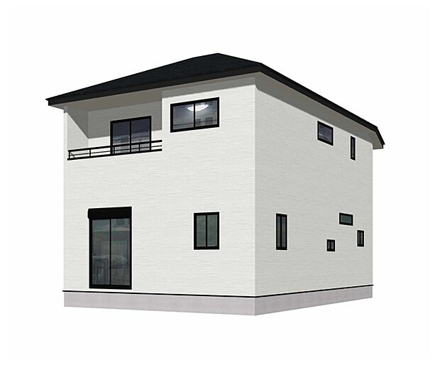 【完成予想図(外観)】完成予想外観パース