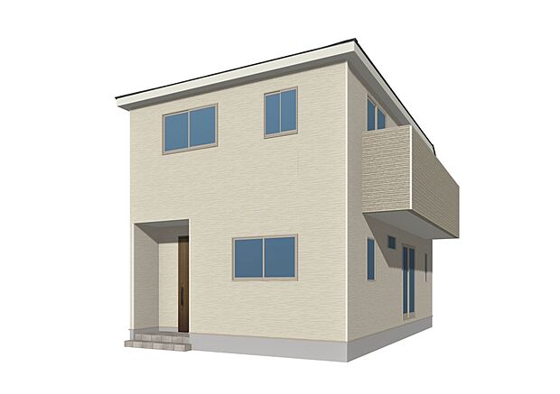 【完成予想図(外観)】完成予想外観パース(3号棟)
