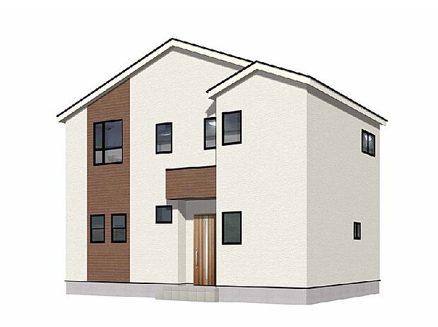 【完成予想図(外観)】完成予想外観パース(3号棟)