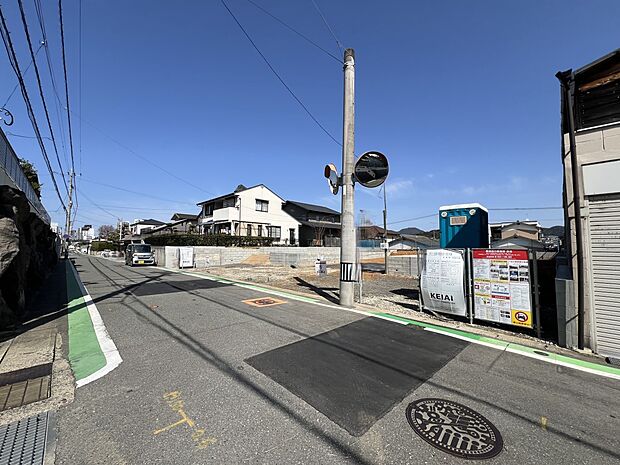 【前面道路含む現地写真】前面道路：北西側6ｍ公道