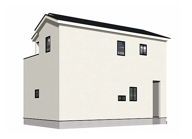 【完成予想図(外観)】完成予想外観パース(2号棟)
