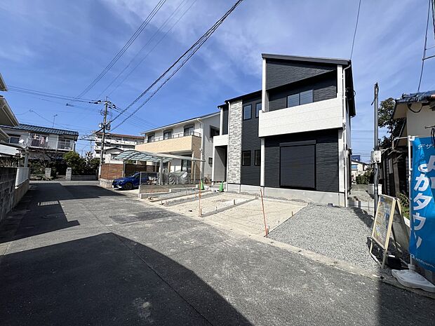 【前面道路含む現地写真】前面道路：南西側4.6m公道