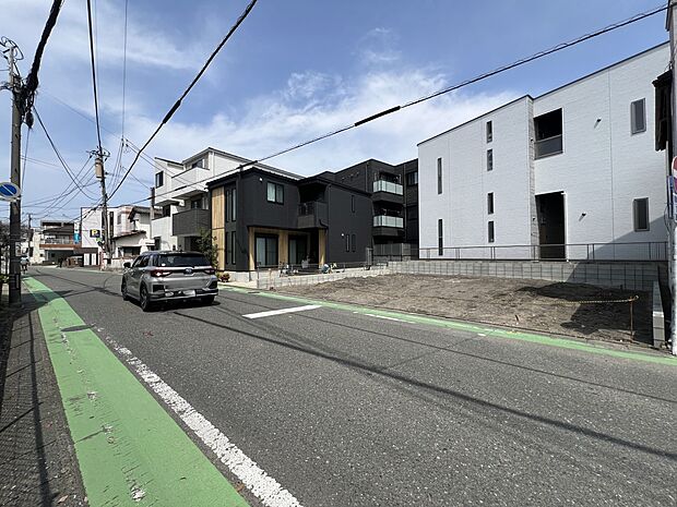 【前面道路含む現地写真】前面道路:南西側7.1m公道