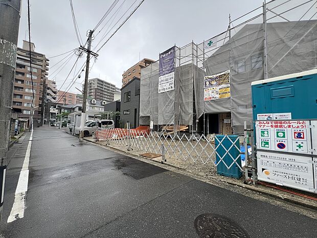 【前面道路含む現地写真】西側4.6m公道
