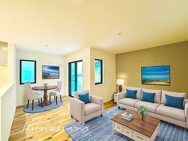 本画像はAIがCGで家具作成しており、実際の現地に家具は設置されておりません。また、販売価格に家具等は含まれておりません。