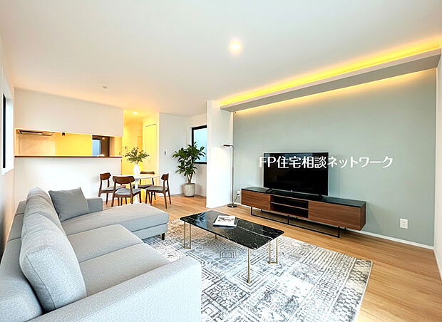 本画像はAIがCGで家具作成しており、実際の現地に家具は設置されておりません。また、販売価格に家具等は含まれておりません。＜1号棟＞