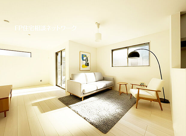 本画像はAIがCGで家具作成しており、実際の現地に家具は設置されておりません。また、販売価格に家具等は含まれておりません。