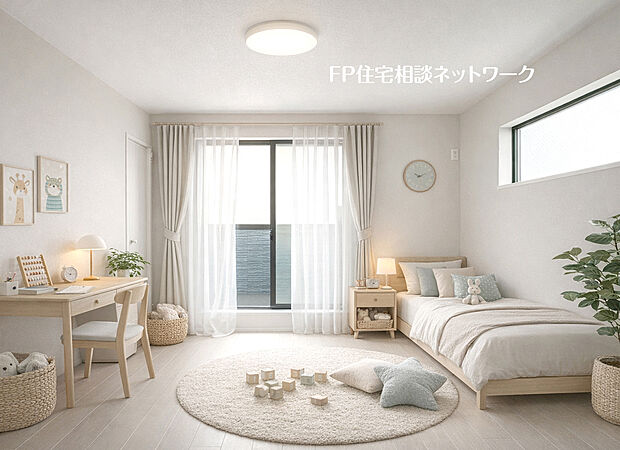 本画像はAIがCGで家具・小物作成しており、実際の現地に家具等は設置されておりません。また、販売価格に家具等は含まれておりません。