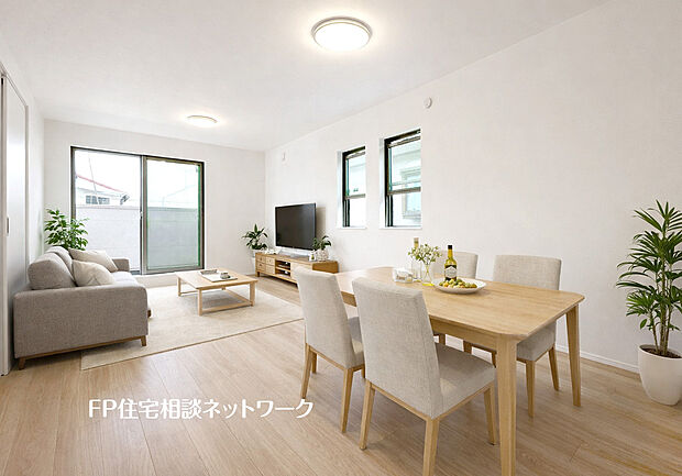 本画像はAIがCGで家具作成しており、実際の現地に家具は設置されておりません。また、販売価格に家具等は含まれておりません。