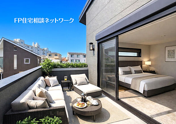 本画像はAIがCGで家具作成しており、実際の現地に家具は設置されておりません。また、販売価格に家具等は含まれておりません。