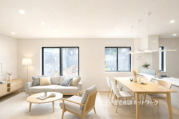 本画像はAIがCGで家具作成しており、実際の現地に家具は設置されておりません。また、販売価格に家具等は含まれておりません。