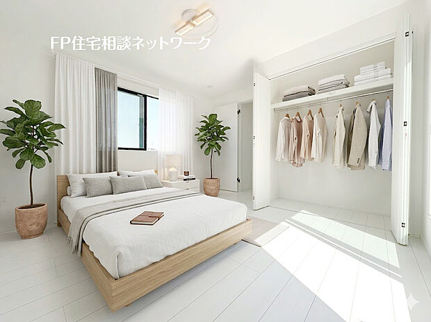 ~洋室~本画像はAIによるCG加工を施したイメージであり、実際の室内に家具は設置されておりません。また、販売価格に家具等は含まれておりません。