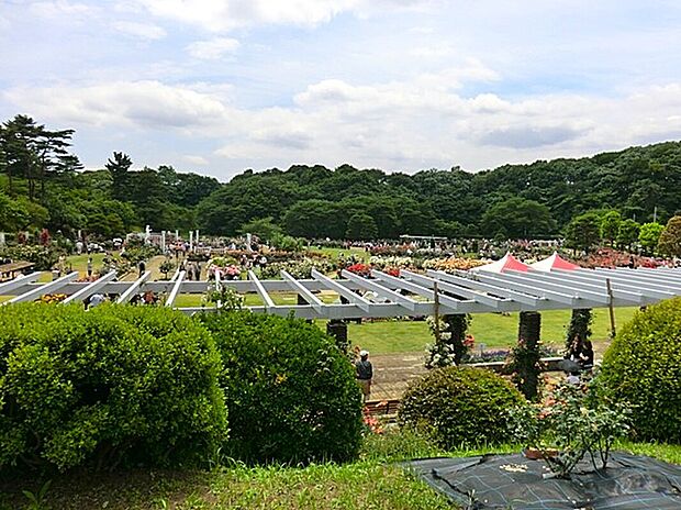 生田緑地ばら苑まで750m。