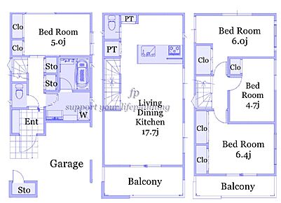 建物面積に車庫部分10.81m2含む 