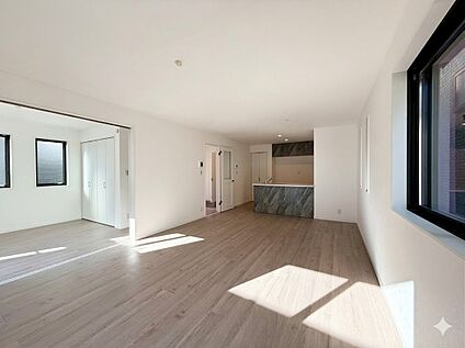 開放感溢れるリビング