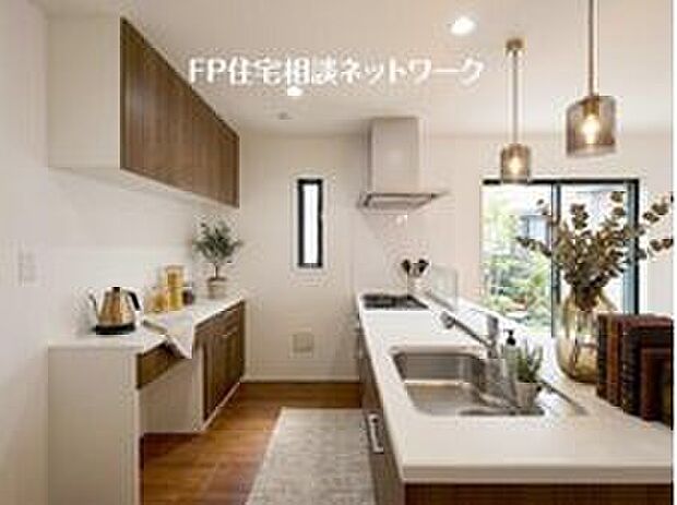 【キッチン】本画像はAIがCGで家具作成しており、実際の現地に家具は設置されておりません。また、販売価格に家具等は含まれておりません。