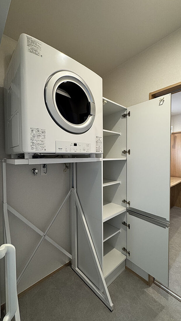 【乾太くん(3号地)】人気の乾燥機「乾太くん」を標準装備。洗濯物がすぐ乾き、ふんわり柔らかな仕上がりを実感できます。毎日の家事を快適にしてくれます。