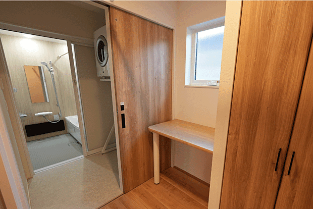 【ランドリールーム（3号地）】洗濯の洗う・干す・畳むをこの一部屋で完結！動かなくていい家事で効率アップ間違いなし